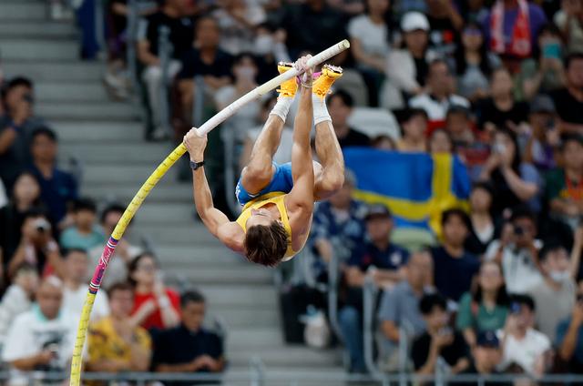 瑞典田径选手创造男子跳高新纪录